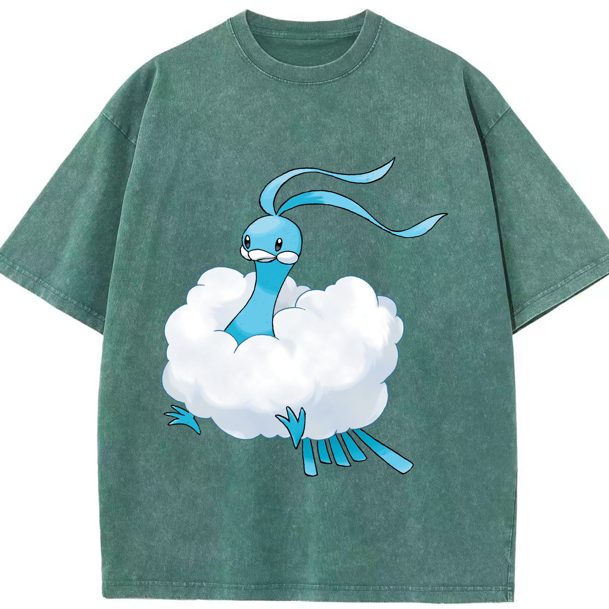 （画像用） ポケットモンスター Pokémon 綿100% ヴィンテージ風 半袖Tシャツ（フロントプリント）